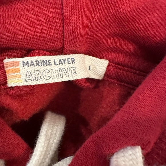 Marine Layer Custom Cut & Sew Colorblock Hoodie size L - Picture 5 of 5